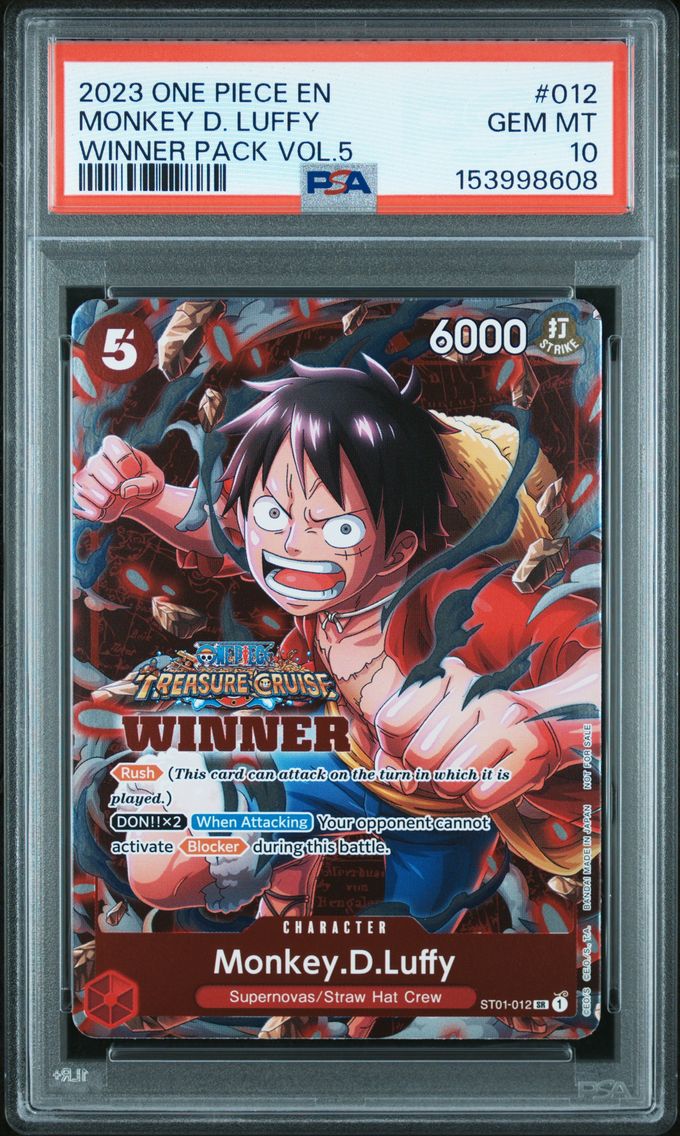 2023 #012 Monkey D. Luffy PSA 10 One Piece Promos