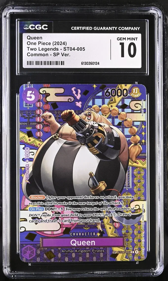 2024 #ST04-005 Queen CGC 10 Two Legends (OP08) - English