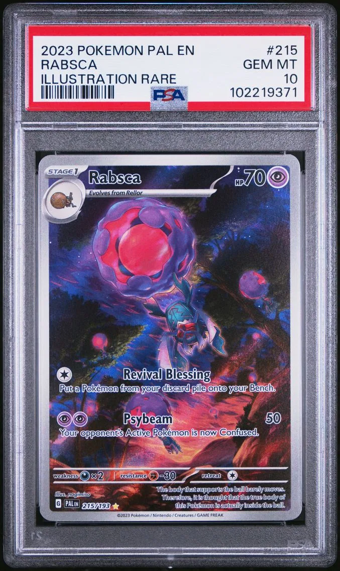 2023 #215 Rabsca PSA 10 Pal EN-Paldea Evolved Pokemon