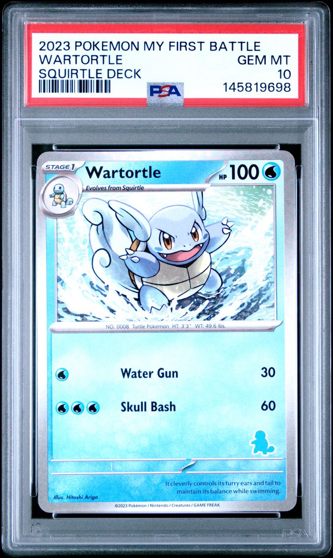 2023 #NA Wartortle PSA 10 My First Battle-Squirtle Deck Pokemon