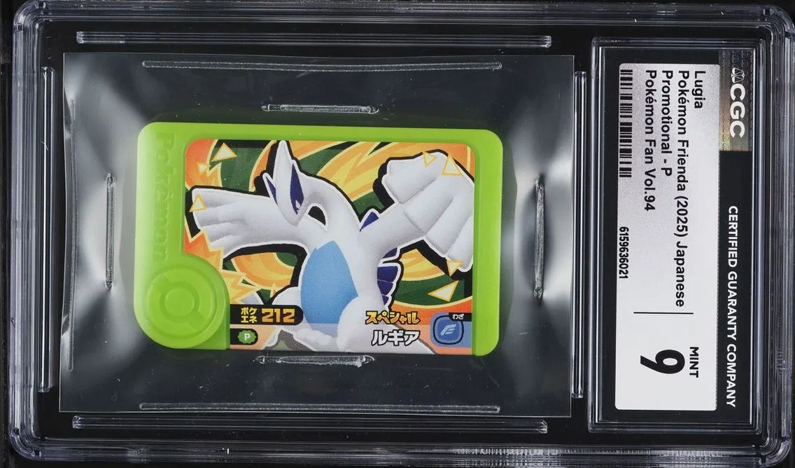 2025 Pokemon Japanese Frienda Promo Pok�mon Fan Vol.94 Lugia #P CGC 9 MINT