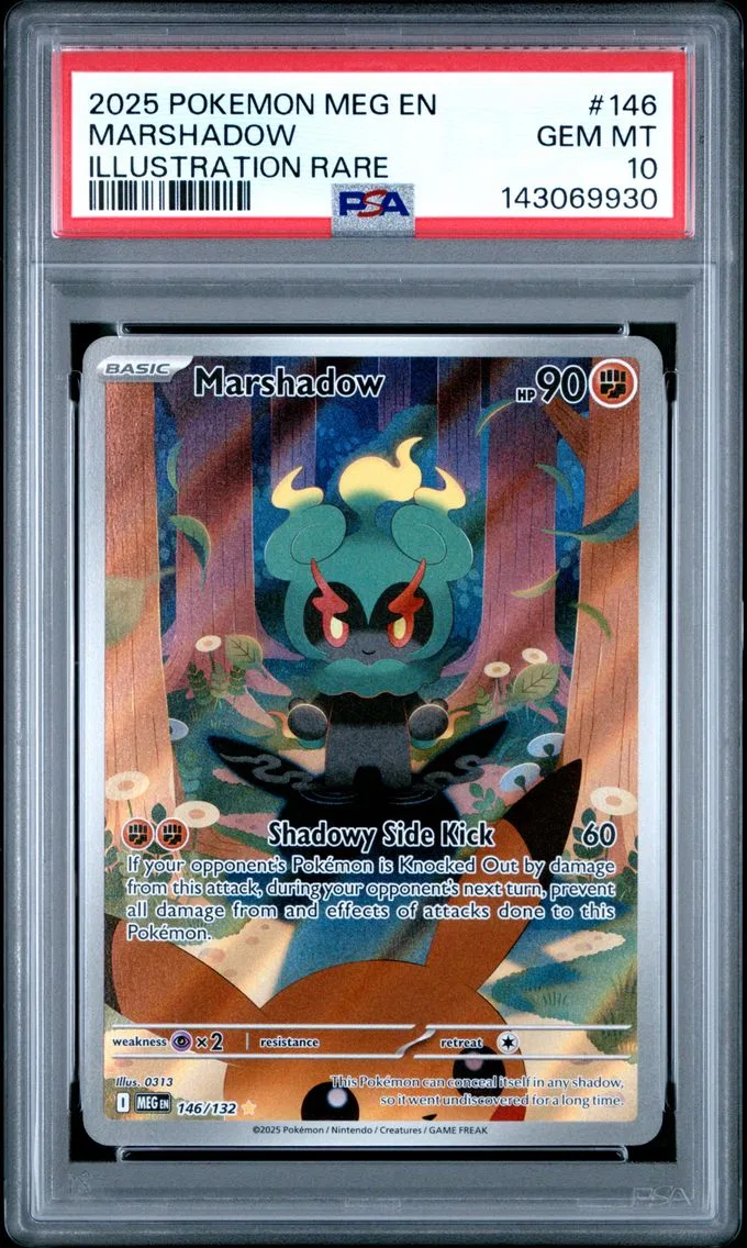 2025 #146 Marshadow PSA 10 Meg EN-Mega Evolution