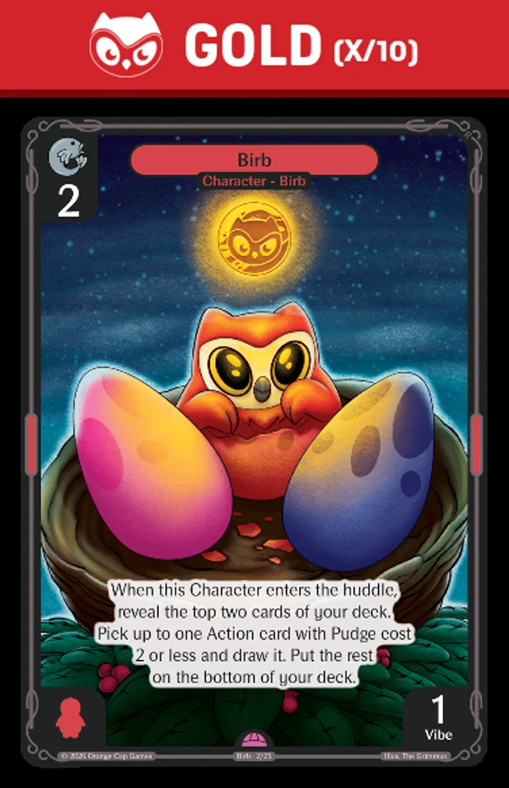 2026 Birb Vibes TCG Promo #2 - Gold