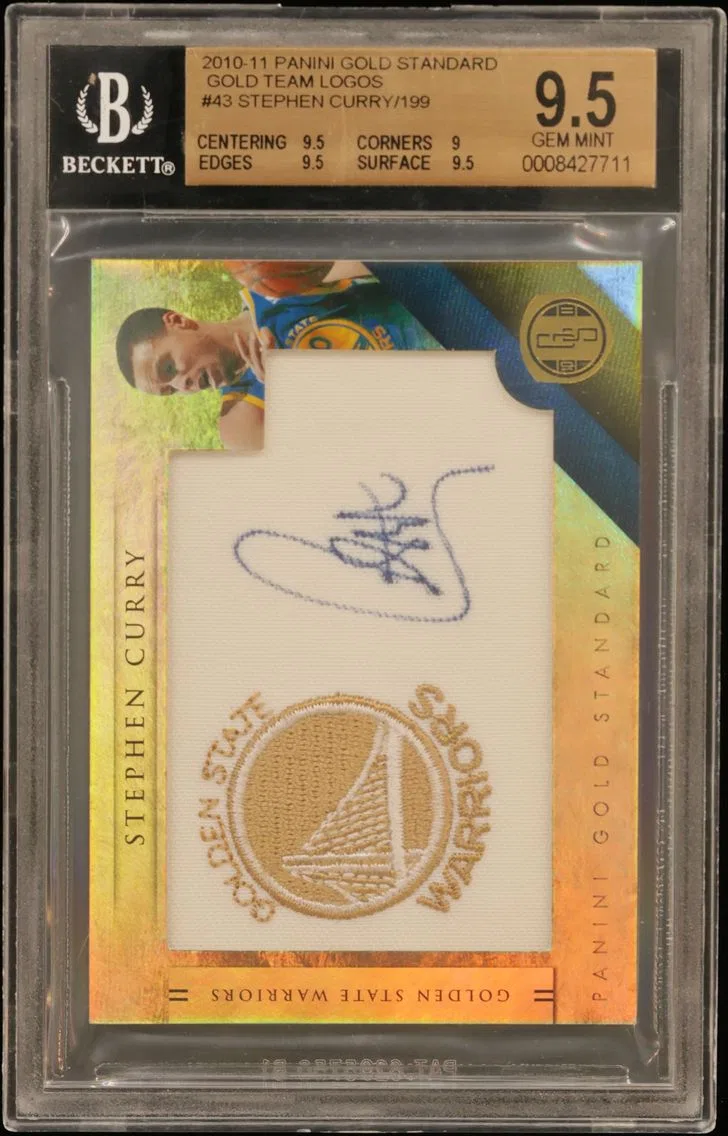 2010 #43 Stephen Curry/199 BGS 9