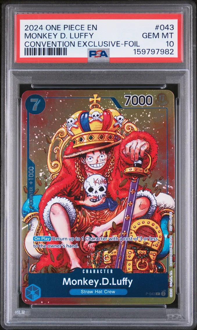 2024 #043 Monkey D. Luffy PSA 10
