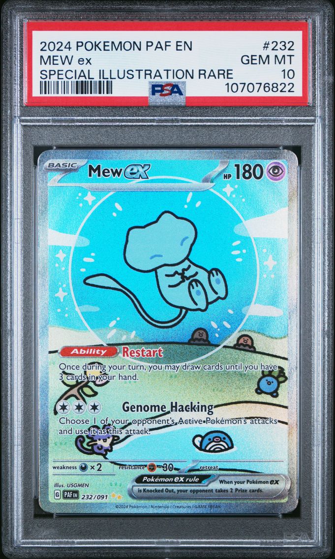 2024 #232 Mew EX PSA 10 Paf EN-P