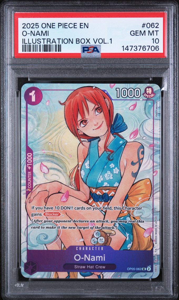 2025 #062 O-Nami PSA 10 One Piece Promos