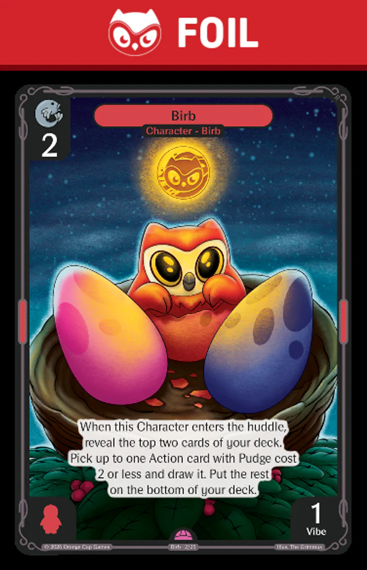 2026 Birb Vibes TCG Promo #2 - Foil