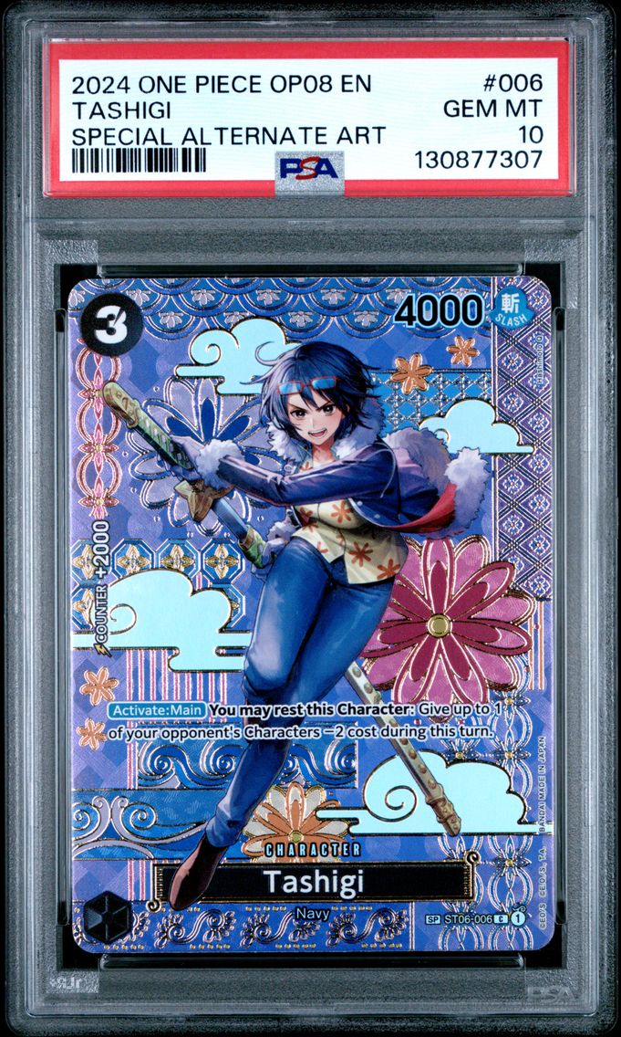 2024 #006 Tashigi PSA 10 One Piece OP08-Two Legends