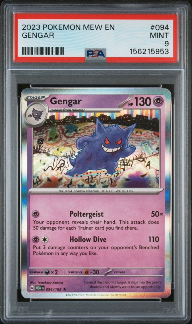 2023 #094 Gengar PSA 9 Mew EN-151