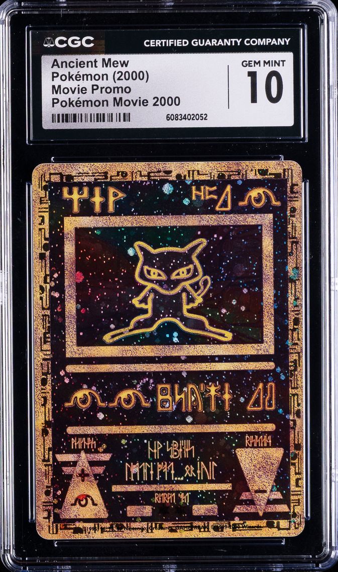 2000 #NA Ancient Mew CGC 10 Pokemon Movie Promo