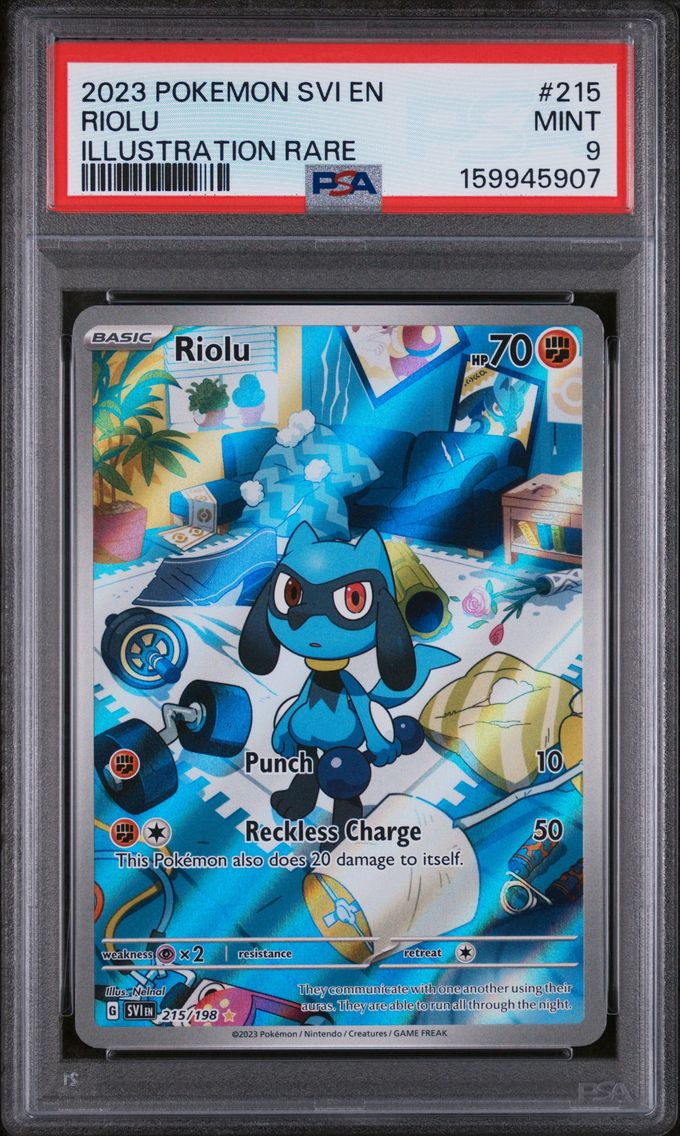 2023 #215 Riolu PSA 9 Svi EN-Scarlet & Violet