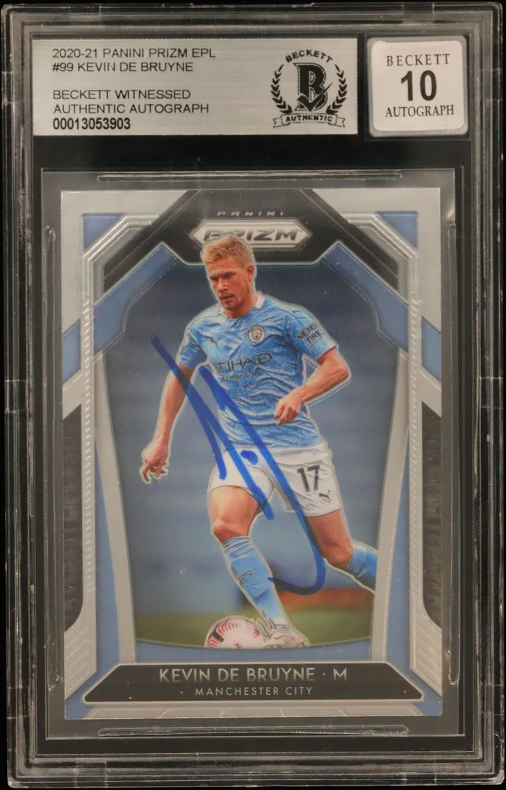 2020 #99 Kevin De Bruyne BGS 0 Panini Prizm English Premier League