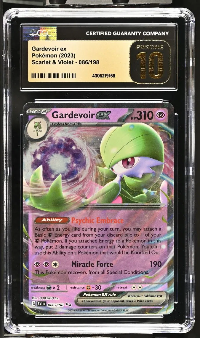 2023 #086 Gardevoir ex CGC 10 Pristine Scarlet & Violet - SV1EN - English