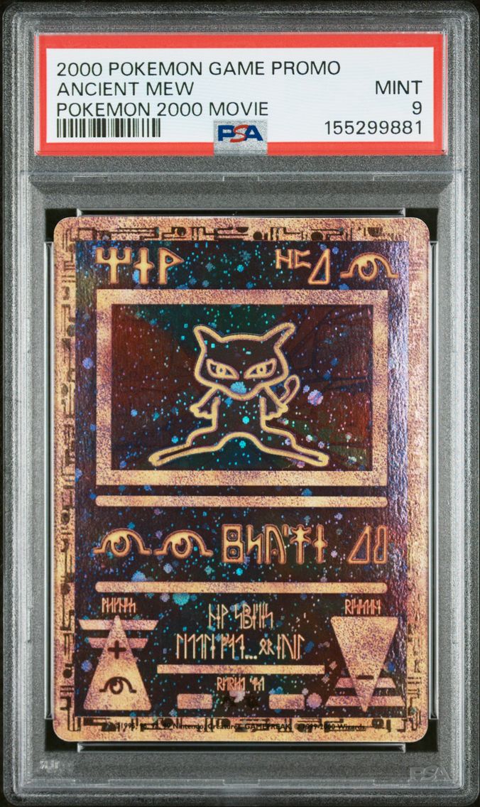 2000 #NA Ancient Mew PSA 9 Game Movie