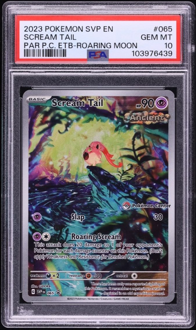 2023 #65 SV Promo Paradox Rift Center ETB Scream Tail GEM MINT PSA 10 Pokemon