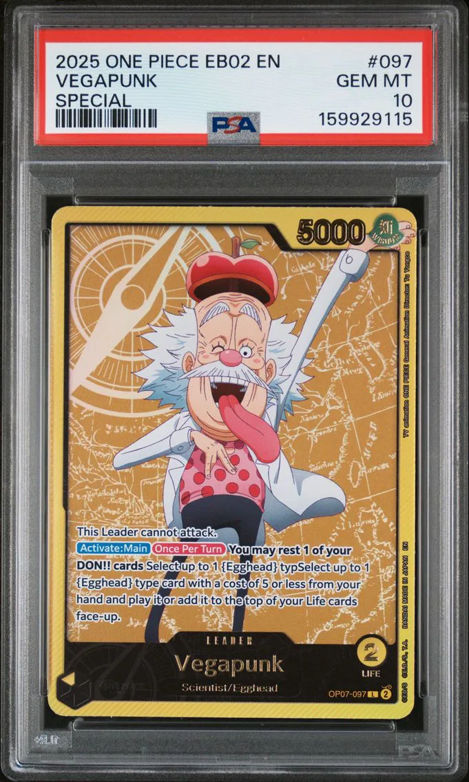2025 #097 Vegapunk PSA 10 One Pi