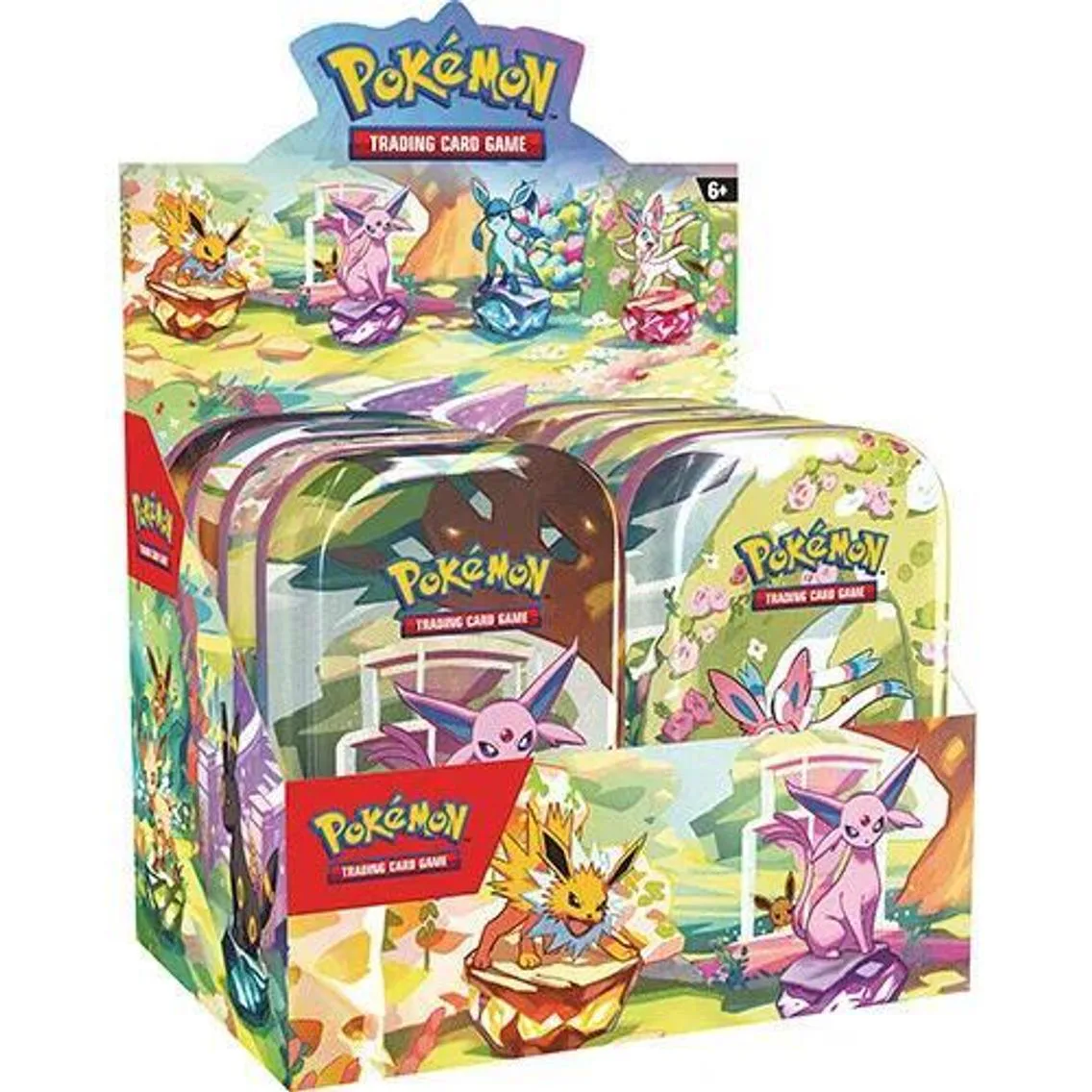 Prismatic Evolutions Mini Tin Display Case - SV: Prismatic Evolutions (PRE)