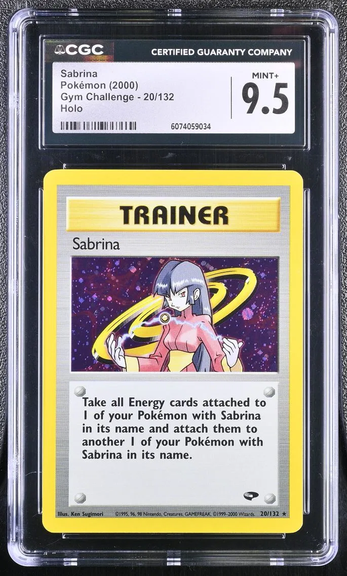 2000 #20 Sabrina CGC 9.5 Gym Challenge - Unlimited - English