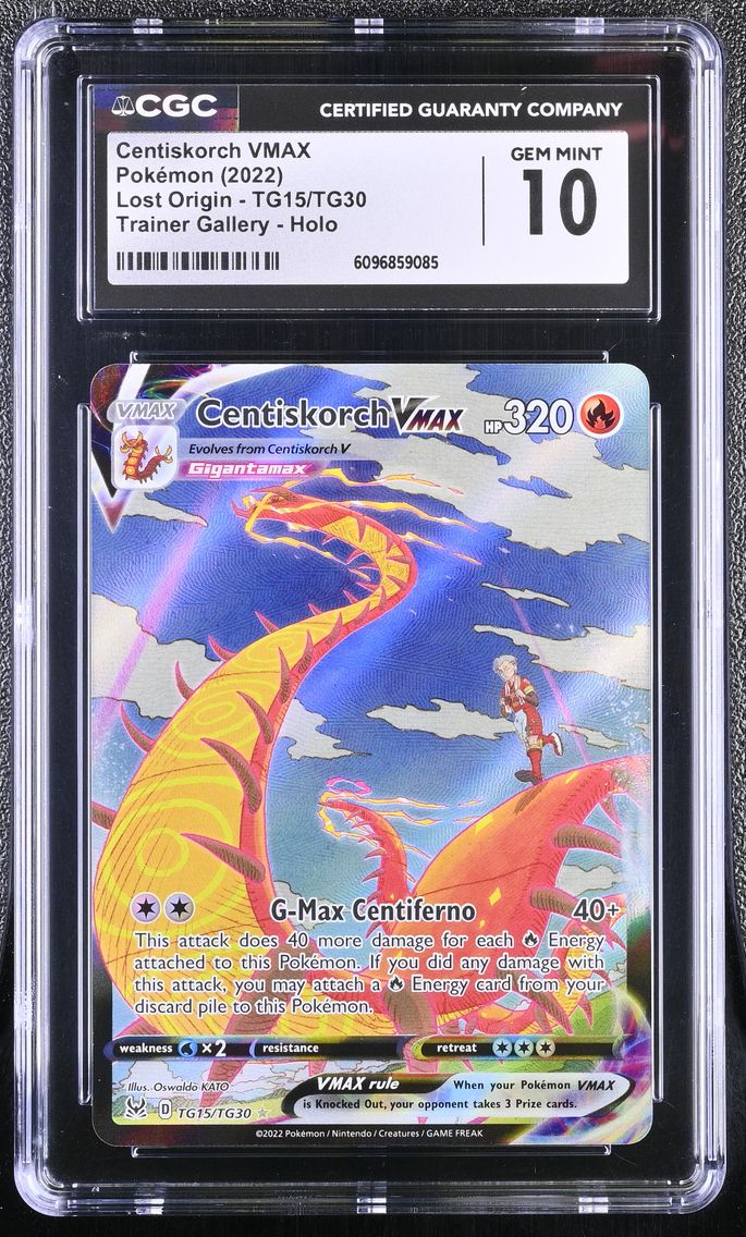 2022 #TG15/TG30 Centiskorch VMAX CGC 10 Lost Origin - English