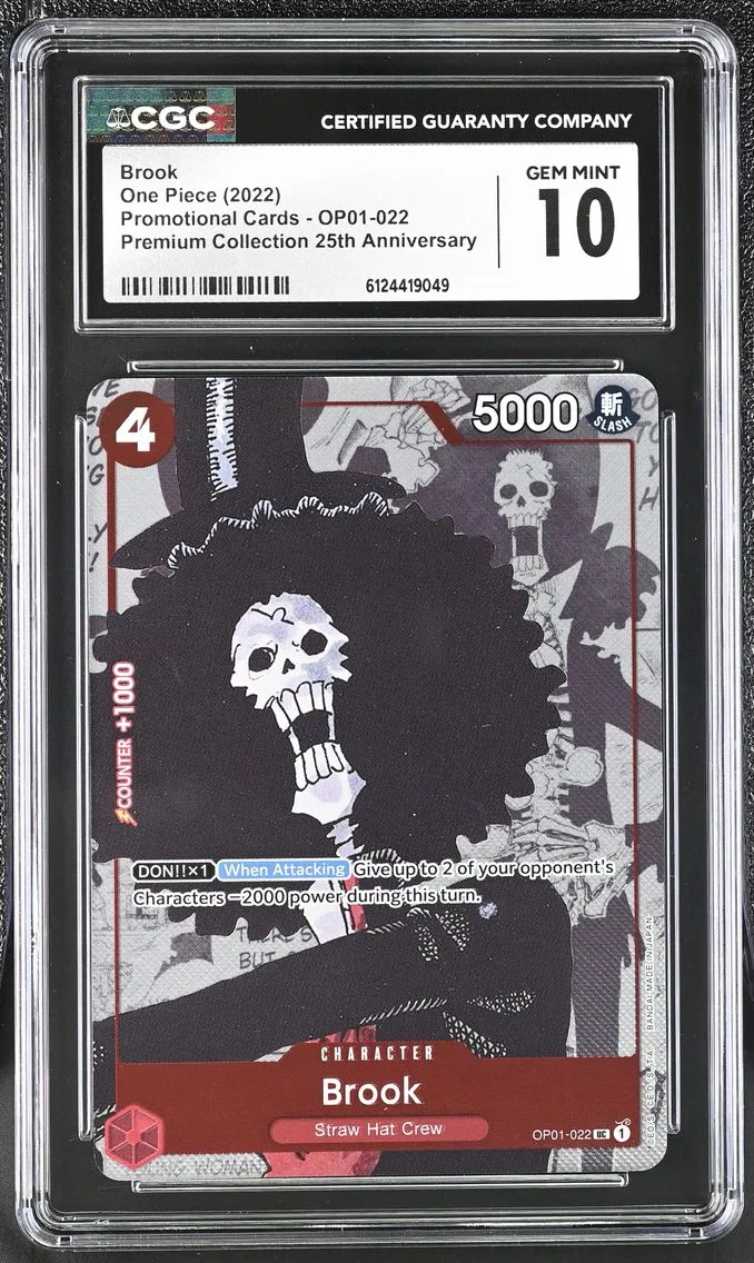 2022 #OP01-022 Brook CGC 10 Premium Collection 25th Anniversary - English