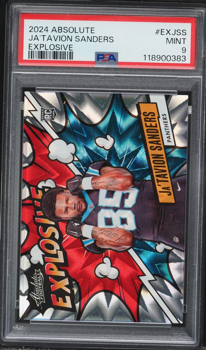 2024 #EXJSS Ja'Tavion Sanders PSA 9 Panini Absolute Explosive Football