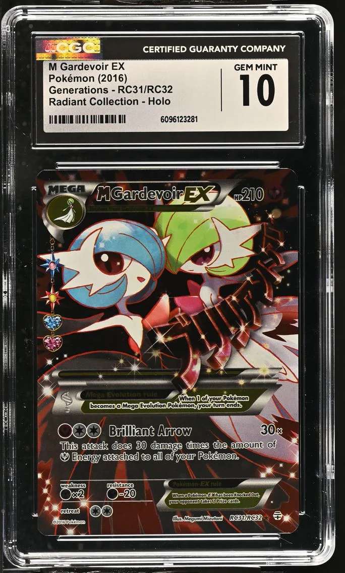 2016 #RC31/RC32 M Gardevoir EX CGC 10 Generations - English