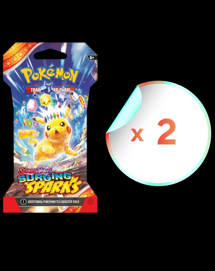 x2 SV08 Surging Spark Sleeve Booster Pack