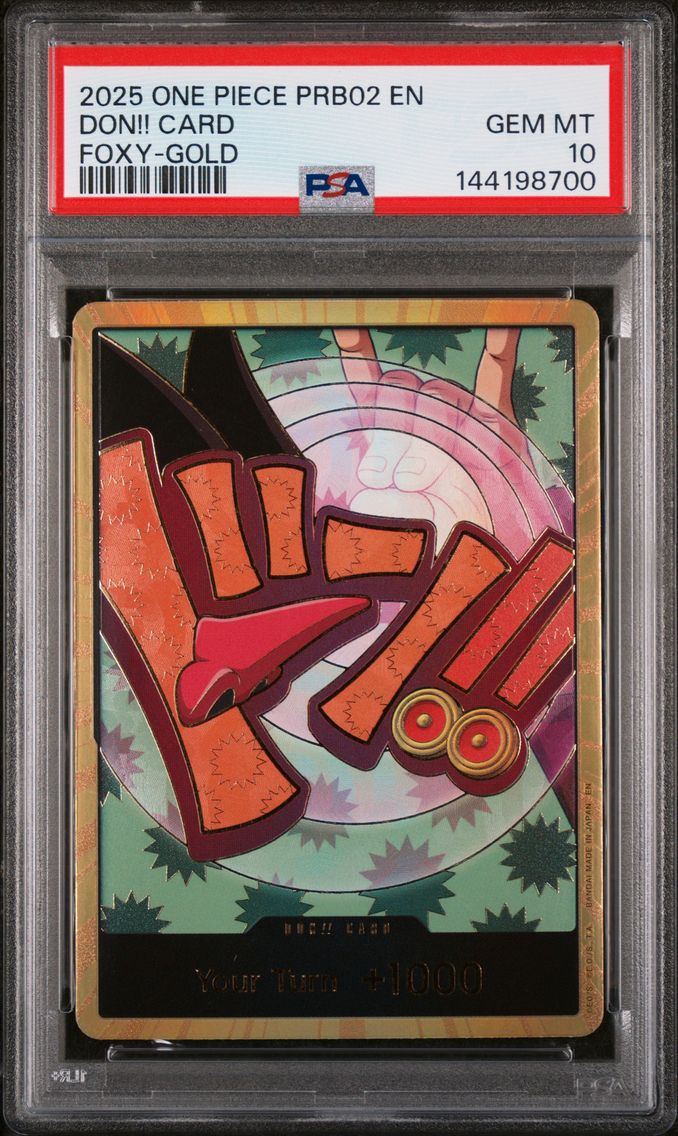 2025 #NA Don!! Card PSA 10 One Piece PRB02-Premium Booster -One Piece Card the Best- Vol.2