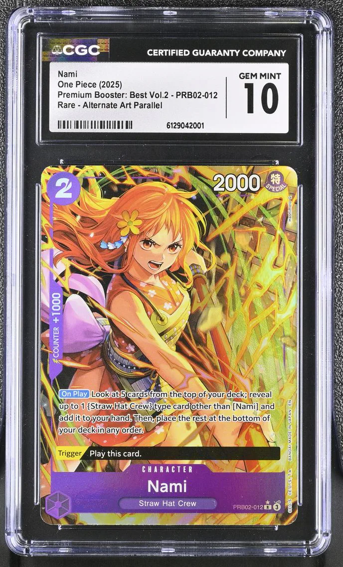 2025 #PRB02-012 Nami CGC 10 Premium Booster: The Best Vol.2 (PRB-02) - English