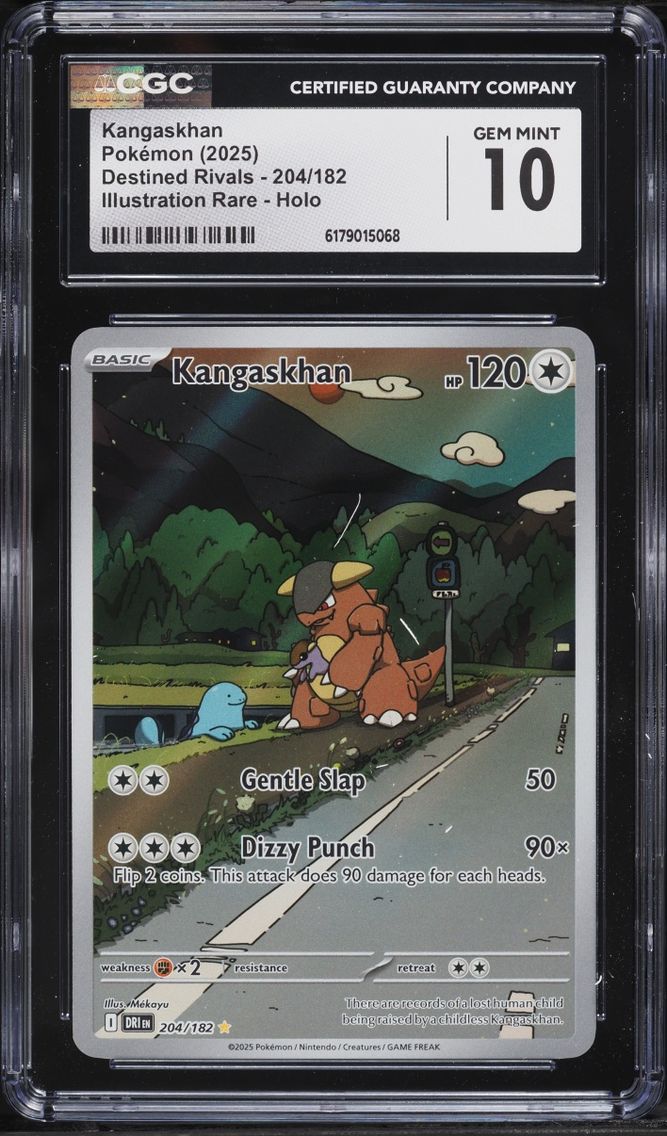 2025 Pokemon Scarlet & Violet Destined Rivals IR Kangaskhan #204 CGC 10 GEM MINT