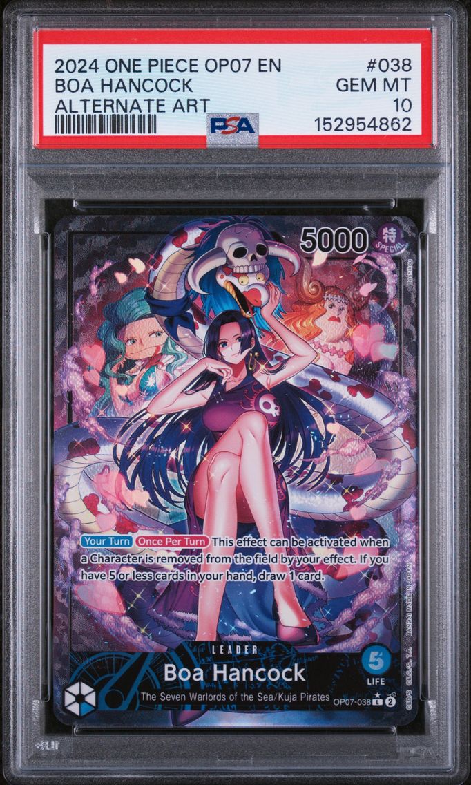 2024 #038 Boa Hancock PSA 10 One Piece OP07-500 Years in the Future