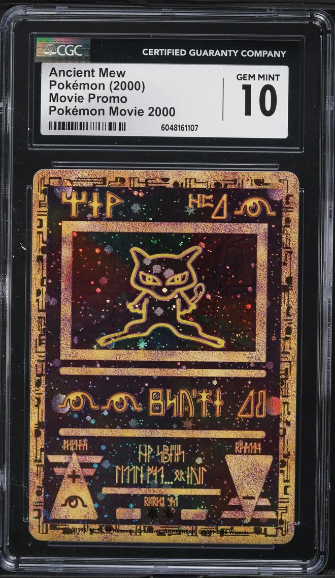 2000 #NA Ancient Mew CGC 10 Game Movie Pokemon
