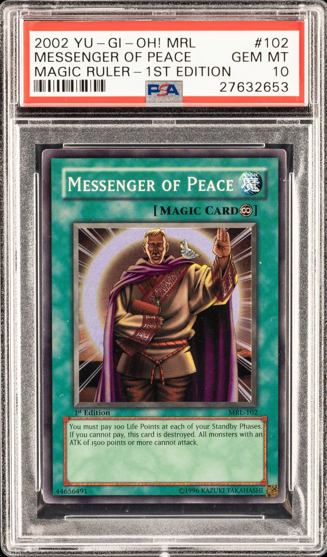 MESSENGER OF PEACE MRL-102 MAGIC RULER | 1ST EDITION 2002 PSA 10