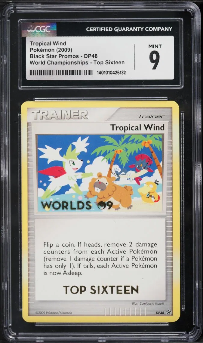 2007 #DP48 Tropical Wind CGC 9 Black Star Promos - Diamond & Pearl - English Pokemon