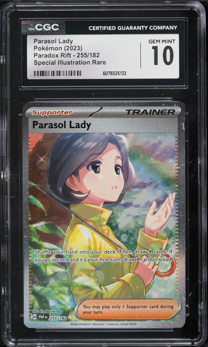2023 #255 Parasol Lady CGC 10 Par EN-Paradox Rift Pokemon