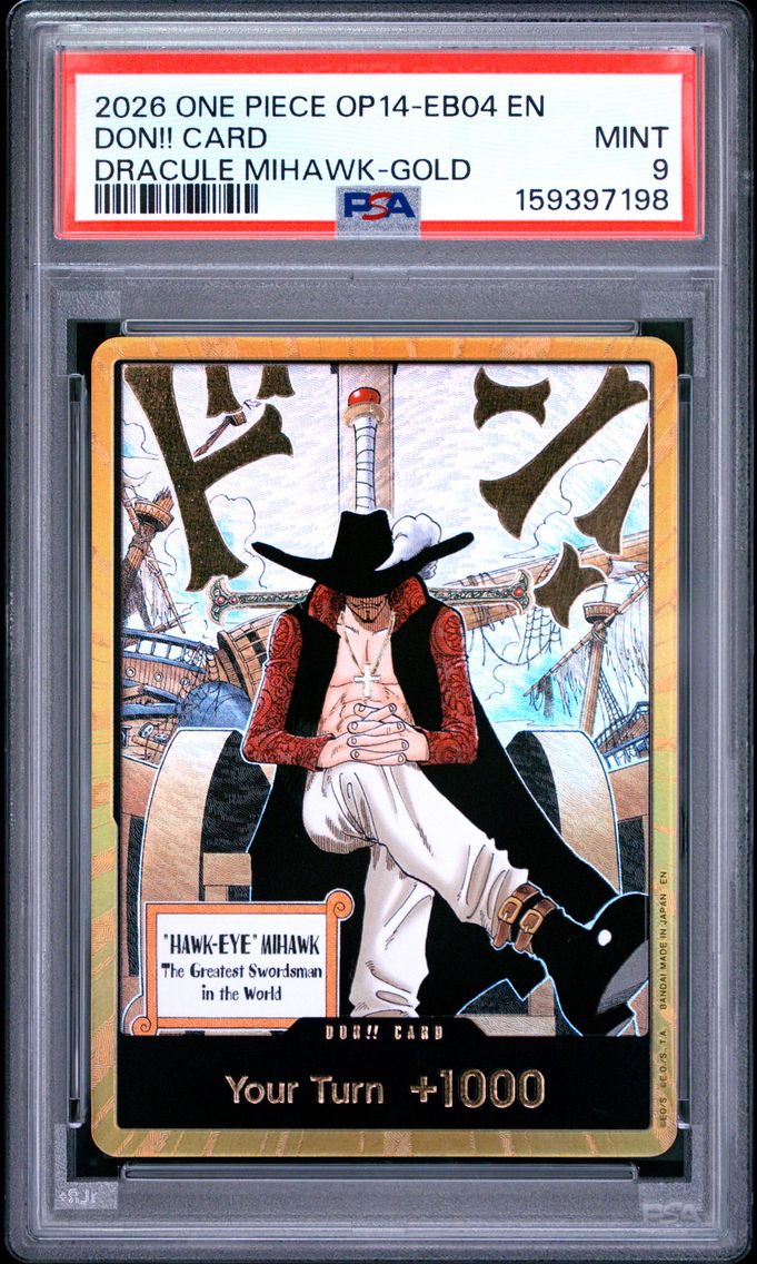2026 #NA Don!! Card PSA 9 One Piece OP14-EB04-the Azure Sea's Seven