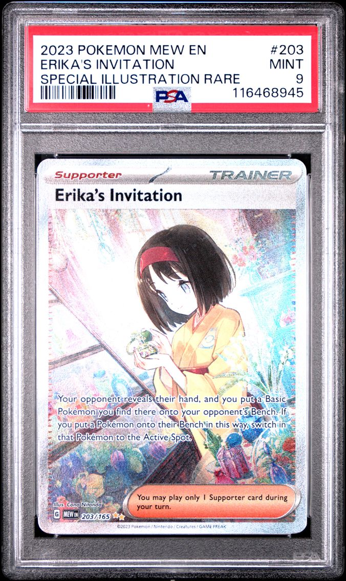 2023 #203 Erika's Invitation PSA 9 Mew EN-151