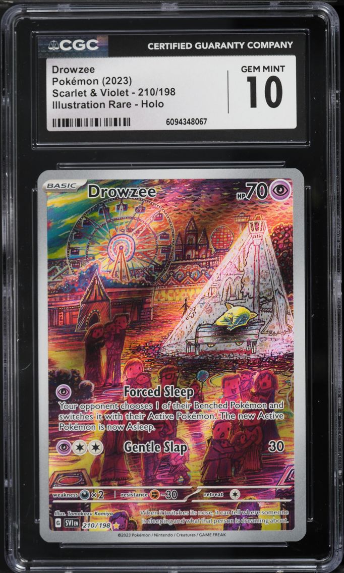 2023 #210 Drowzee CGC 10 Svi EN-Scarlet & Violet Pokemon