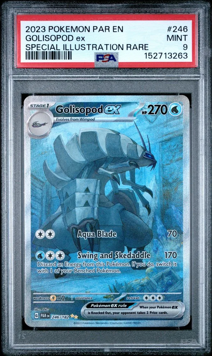 2023 #246 Golisopod EX PSA 9 Par EN-Paradox Rift Pokemon