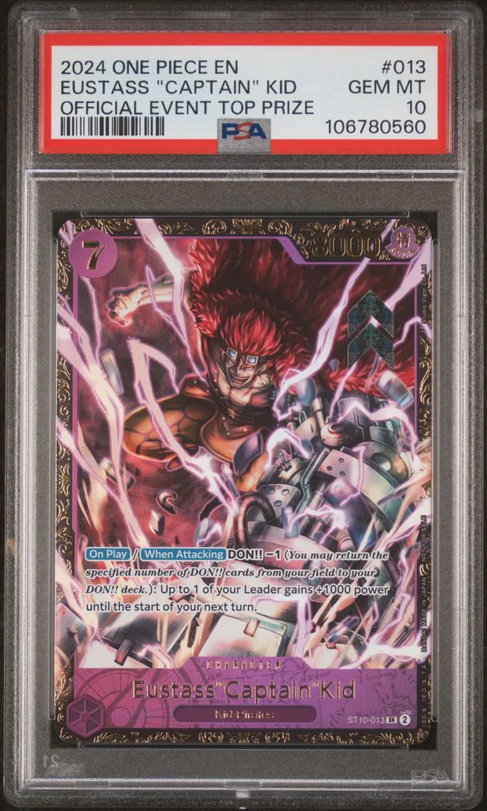 2024 #013 Eustass "Captain" Kid PSA 10 Promos One Piece