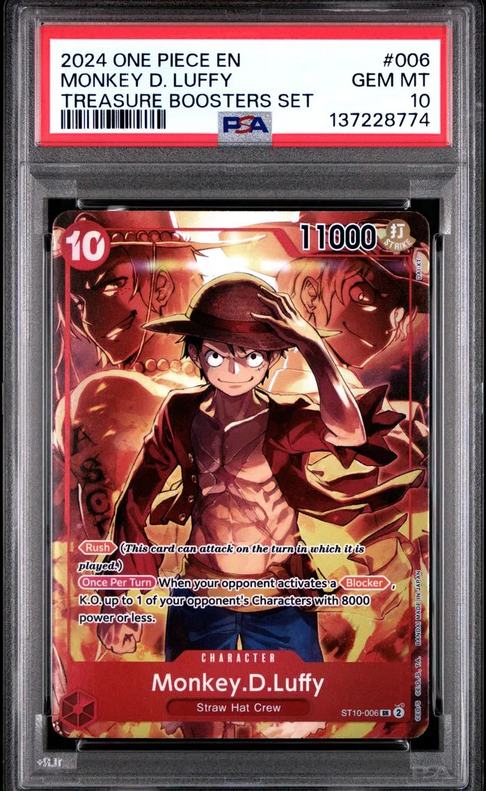 2024 #006 Monkey D. Luffy PSA 10 One Piece Promos