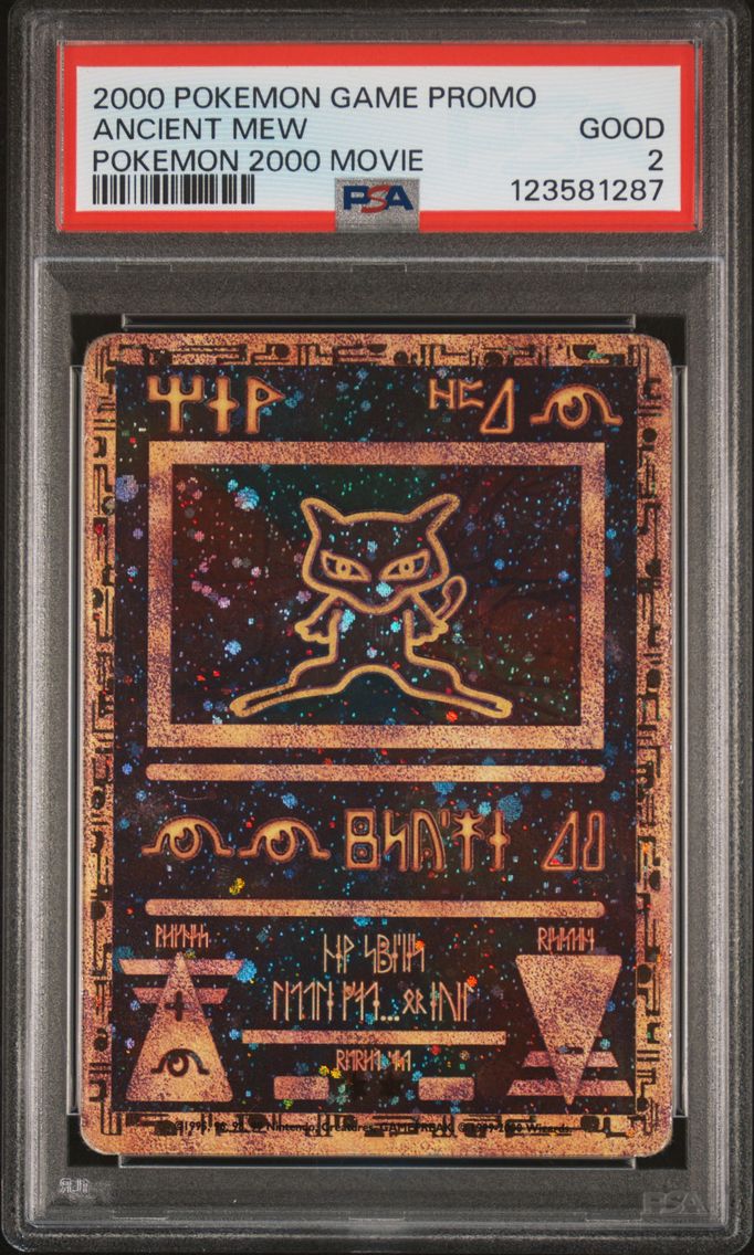 2000 #NA Ancient Mew PSA 2 Game Movie Pokemon