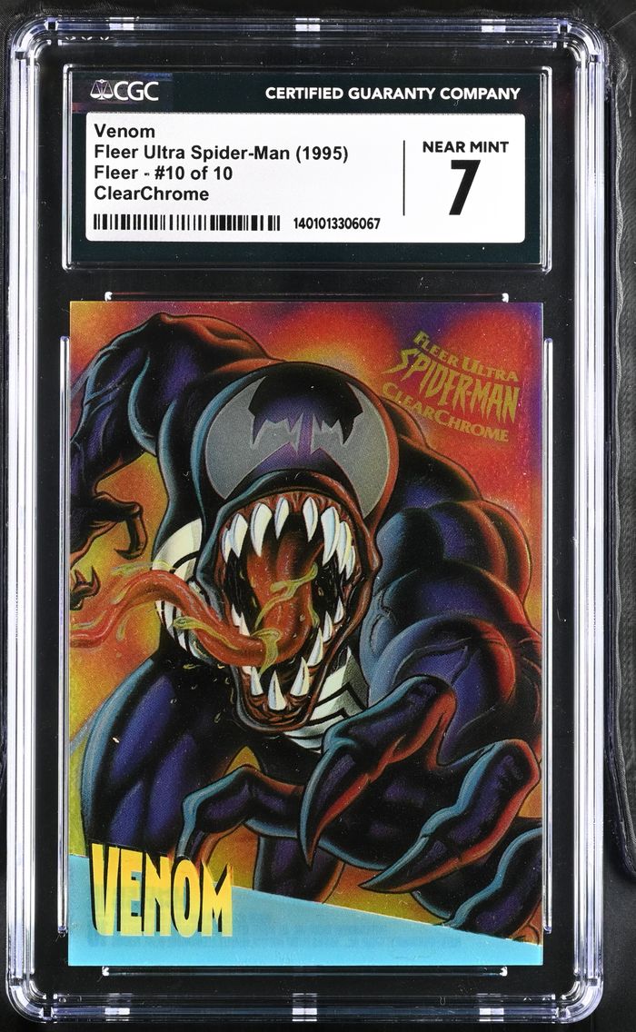 1995 #10 of 10 Venom CGC 7 Fleer Ultra Spider-Man Premiere Edition - English