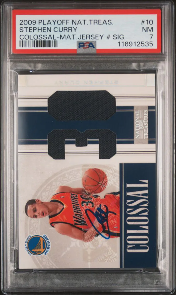 2009 #10 Stephen Curry PSA 7 Pla