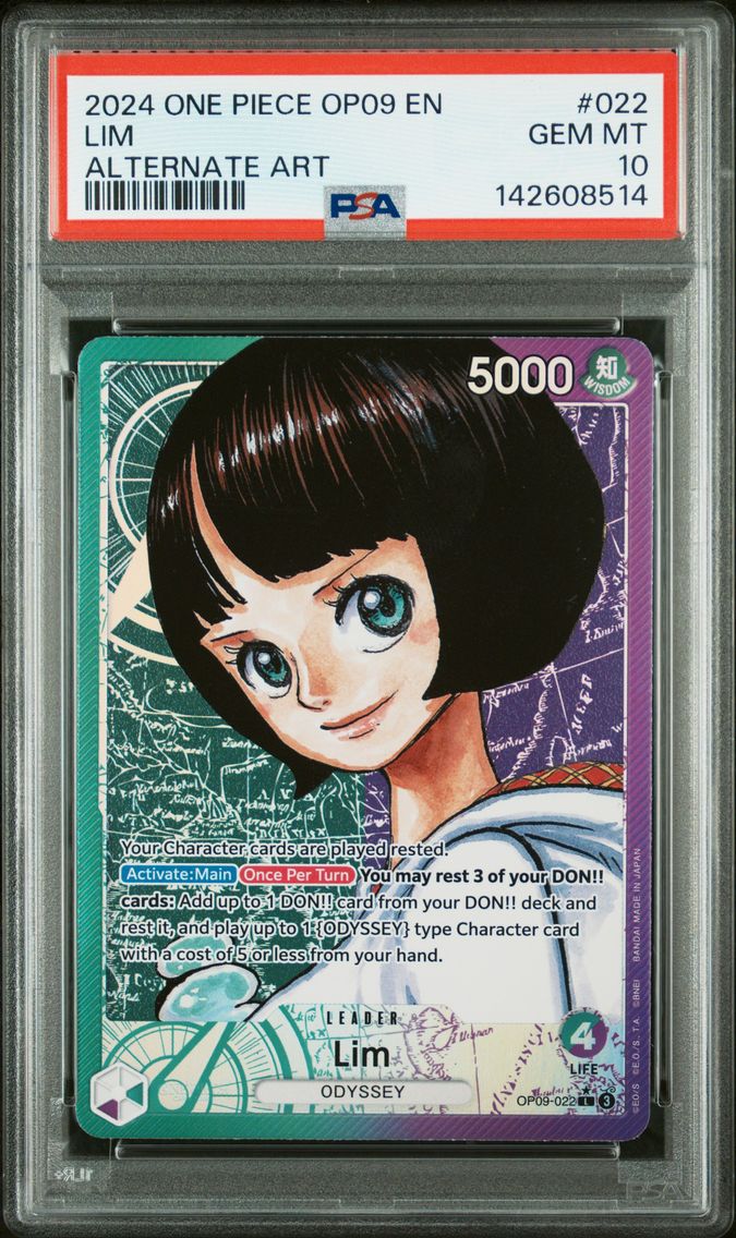 2024 #022 Lim PSA 10 One Piece OP09-Emperors in the New World