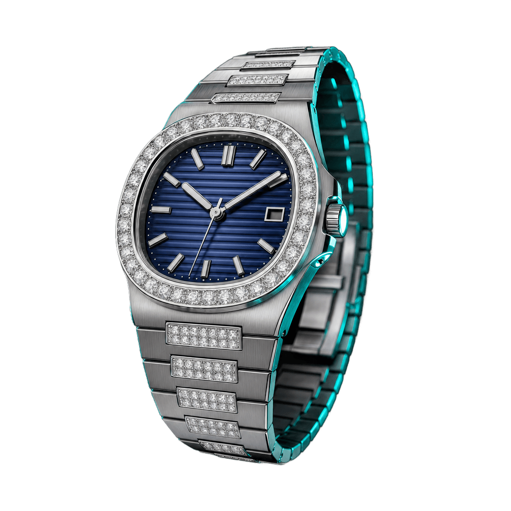 iced steel chrono